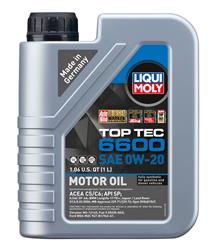 0W20 Liqui Moly Top Tec 6600 Synthetic Motor Oil 22044