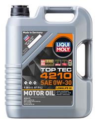 0W30 Liqui Moly Top Tec 4210 Synthetic Motor Oil 22158