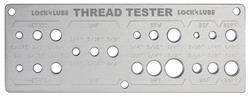 LockNLube Grease Fitting Thread Testers LNL132