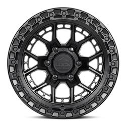 Lock Off-Road Commando Matte Black Wheels 17x9