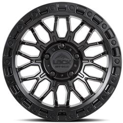 Lock Combat Matte Black Wheels 17x9