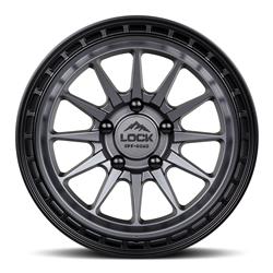 Lock Baja Matte Gray Wheels 17x9