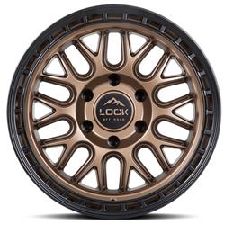Lock Off-Road Onyx Matte Bronze Wheels 17x9