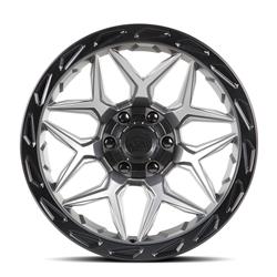 Lock Off-Road Matrix Matte Gray Wheels 22x10