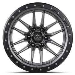 Lock Krawler Matte Gray Wheels 18x9
