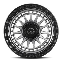 Lock Mojave Matte Gray Wheels 17x9