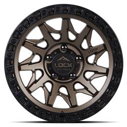 Lock Lunatic Matte Bronze Wheels 18x9