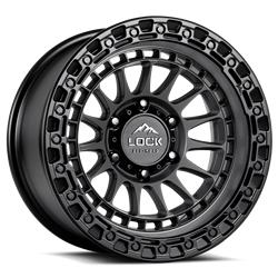 Lock Off-Road Mojave Matte Gray Wheels 17x9