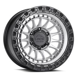 Lock Off-Road Mojave Matte Silver Wheels 17x8.5
