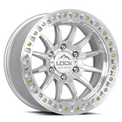 Lock Off-Road Trail Machined Wheels with Clear Coat Ring
