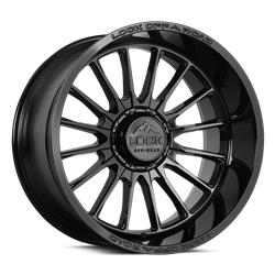 Lock Off-Road Striker Gloss Black Wheels 20x10