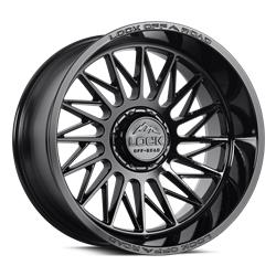 Lock Off-Road Assault Gloss Black Wheels 20x10