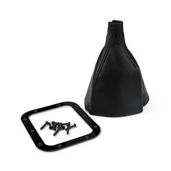 thumbnail image 2 of Lokar 70-BFMB Rectangular Floor Mount Shifter Boot With Billet Ring – Made In USA 2 of 4