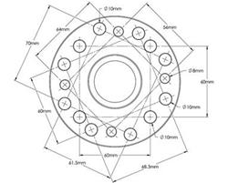 Longfield Driveline Spacers for 1985-1995 4RUNNER, 1979-1995 PICKUP, 1995-2004 TACOMA - 301697-1-KIT