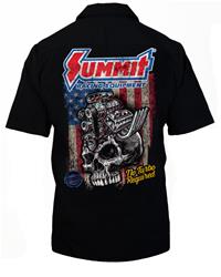 Lethal Threat Summit Racing Equipment® Engine Skull Button-Down Shirts