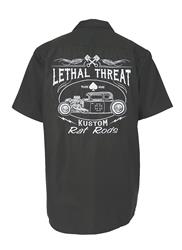 Lethal Threat Kustom Rat Rod Embroidered Work Shirt