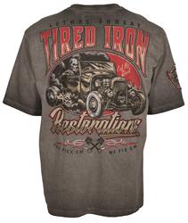 Lethal Threat Tired Iron Restorations T-Shirts