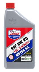 0W20 Lucas High Performance Synthetic Oil 10564-1