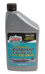 10w40 Lucas Synthetic Marine Outboard Engine Oil 10662-1