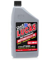 20W50 Lucas High Performance Motorcycle Oil 10729