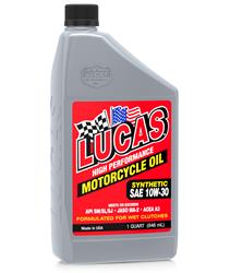 10w30 Lucas High Performance Motorcycle Oil 10741