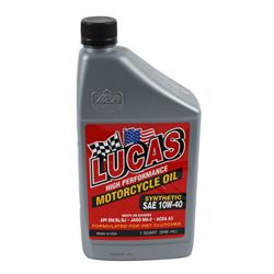10w40 Lucas High Performance Motorcycle Oil 10793-1