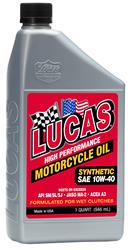 10w40 Lucas High Performance Motorcycle Oil 10793