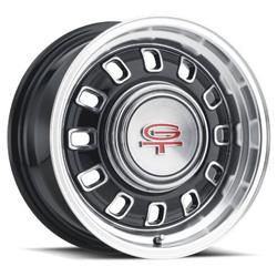 Legendary Wheels 12-Slot Black Machined Wheels 15x7