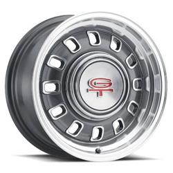 Legendary Wheels 12-Slot Charcoal Machined Wheels 15x7