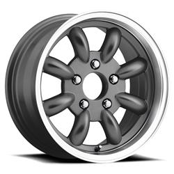 Legendary Wheels T/A 8-Spoke Charcoal Machined Wheels 17x7
