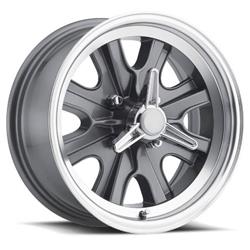 Legendary Wheels HB44 Charcoal Machined Wheels 15x7
