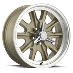 Legendary Wheels HB45 Gold Haze Machined Wheels 17x8