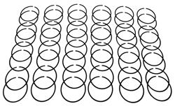 Mahle Original Individual Fire-Power Piston Rings 301-1273B