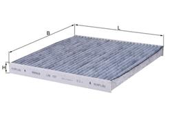Mahle Original Cabin Air Filters for 2002-2008 COROLLA, 2003-2008 MATRIX - LAK157