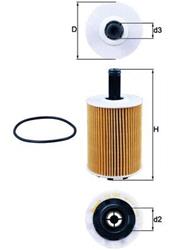 Mahle Original Oil Filters OX 188D