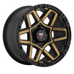 Mamba Off-Road Alloys Type M23 Matte Black Wheels with Bronze Face