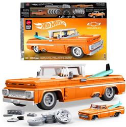 1:16 Scale HOT WHEELS® Custom 1962 Chevy Pickup Building Toy Kit JFT20