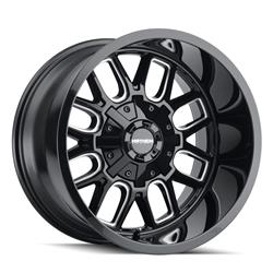 Mayhem Cogent 8107 Gloss Black Wheels with Milled Accent 18x9