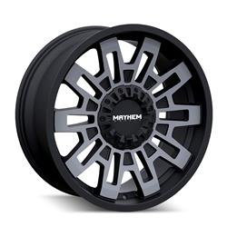Mayhem Cortex 8113 Matte Black Wheels with Dark Tint 20x9