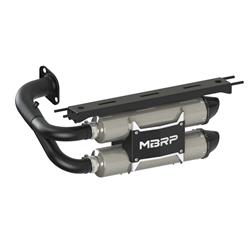 MBRP PowerTech4 Dual Slip-On 304 Stainless Steel  Inch Muffler AT-9110PT