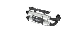 MBRP PowerTech4 Dual Slip-On 304 Stainless Steel  Inch Muffler AT-9517PT