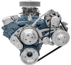 March Performance Pontiac V-8 Serpentine Conversion Kits 13110