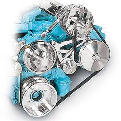 March Performance Pontiac V-8 Serpentine Conversion Kits 13110