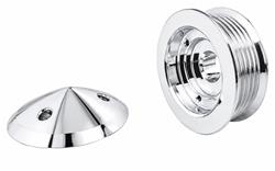 March Performance Billet Aluminum Serpentine Alternator Pulleys 208-06