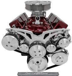 March Performance Style Track Serpentine Systems for 1965-1974 CORVETTE - 21270-06