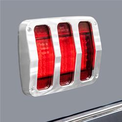 March Performance Ultra Series Taillight Bezels for 1964-1966 MUSTANG - TLB-66MUS-05