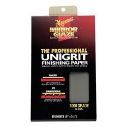 Meguiar's Mirror Glaze Unigrit Sand Paper Sheets S1025