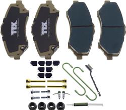 Mevotech TTX Ceraphite Brake Pads for 2012-2015 C/V, 2007-2017 WRANGLER, 2018 WRANGLER JK - TXBCP1273