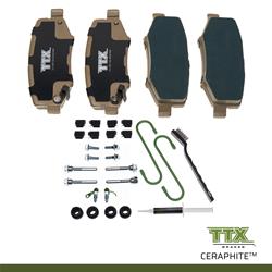 Mevotech TTX Ceraphite Brake Pads TXBCP1274