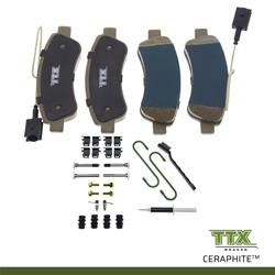 Mevotech TTX Ceraphite Brake Pads TXBCP1490